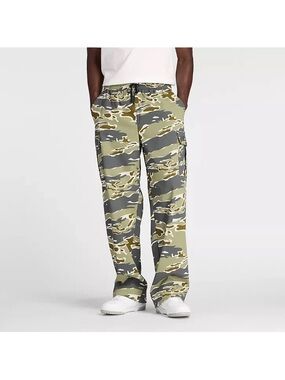 New Balance Olive & Gray Camo Cargo Pants